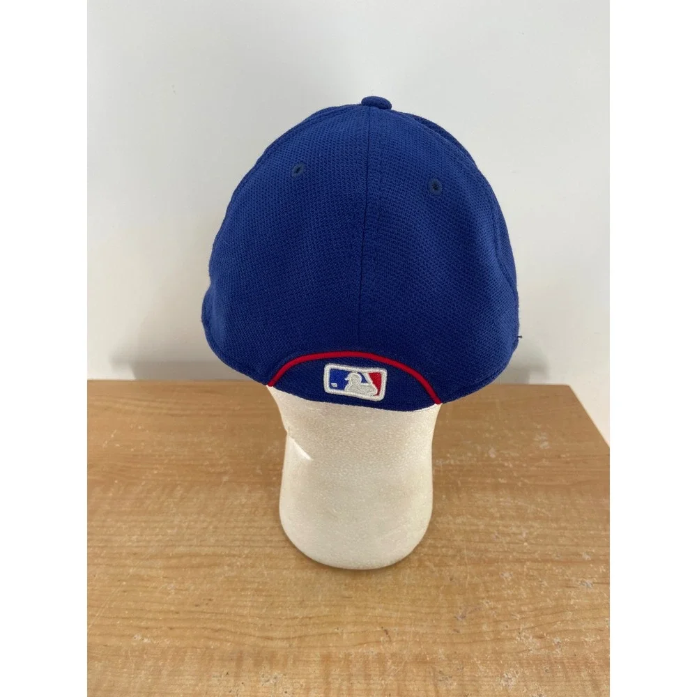 New Era 39THIRTY Chicago Cubs MLB Official Batting Practice Blue Hat Mens M/L